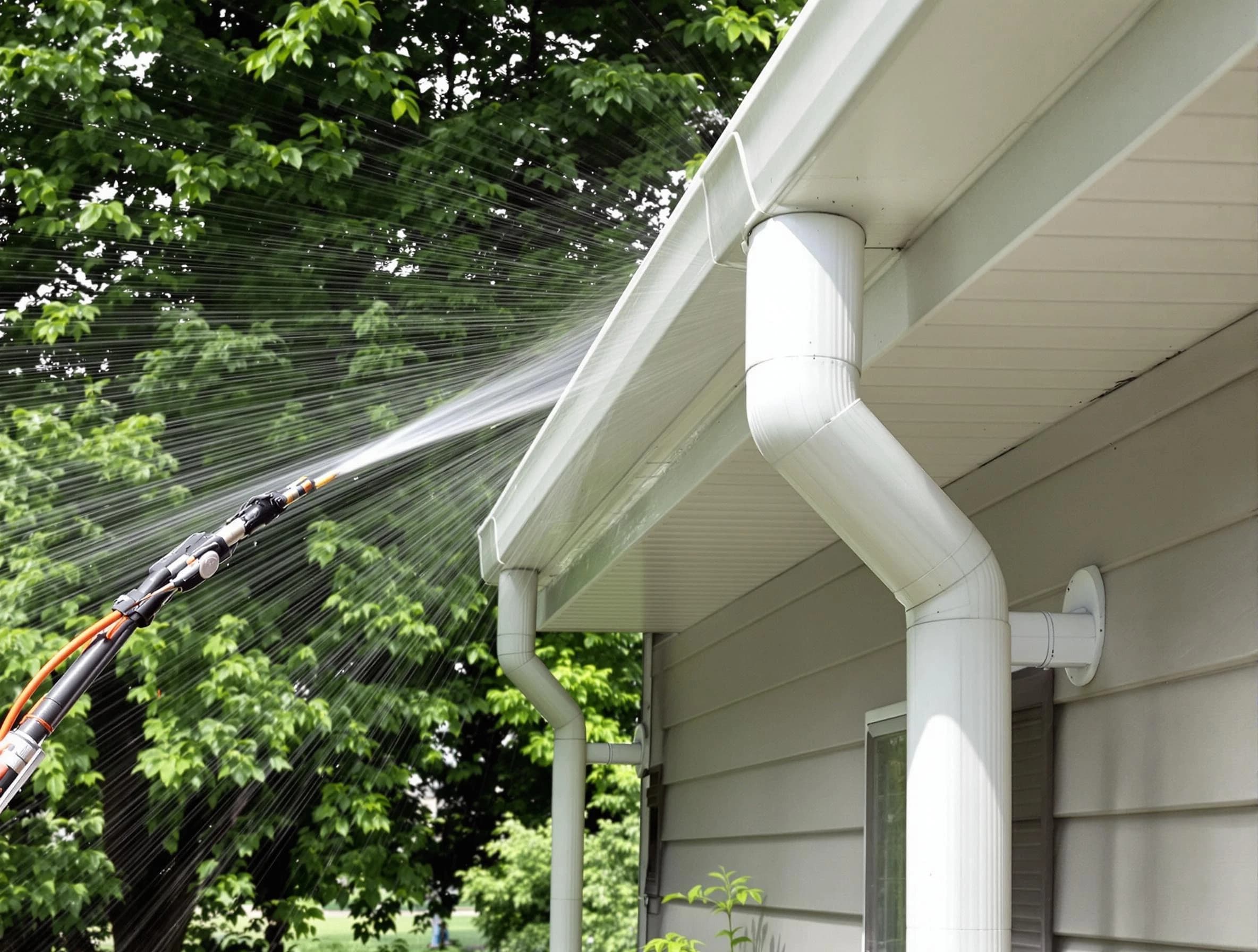 Cleared gutters by Lorain Roofing Company for a clean drainage system in Lorain, OH